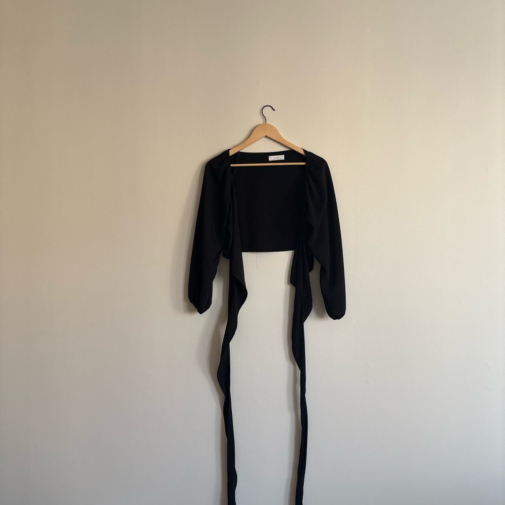 Oak + Fort Tie Blouse
